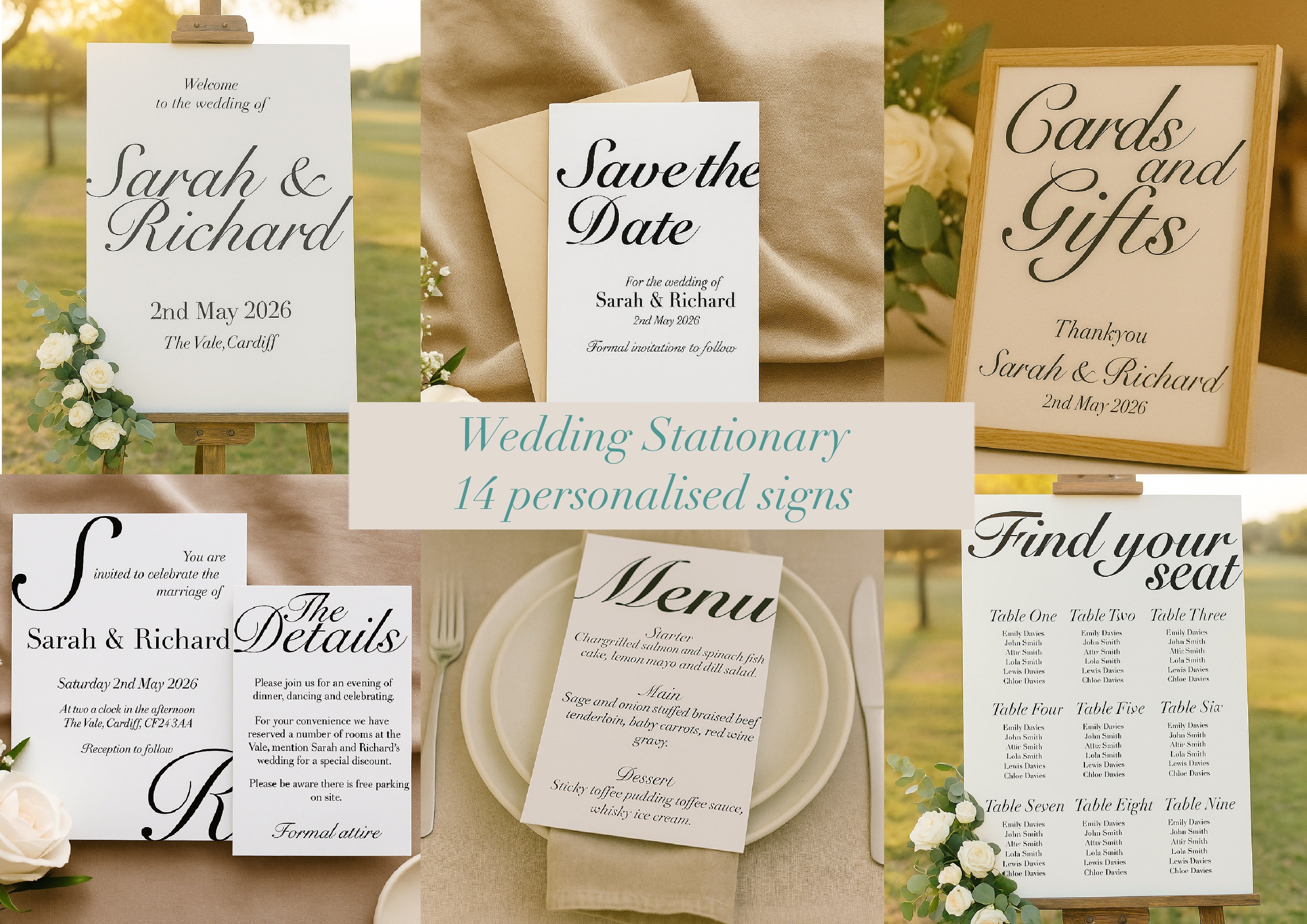 Bespoke Wedding Stationary - Minimalist