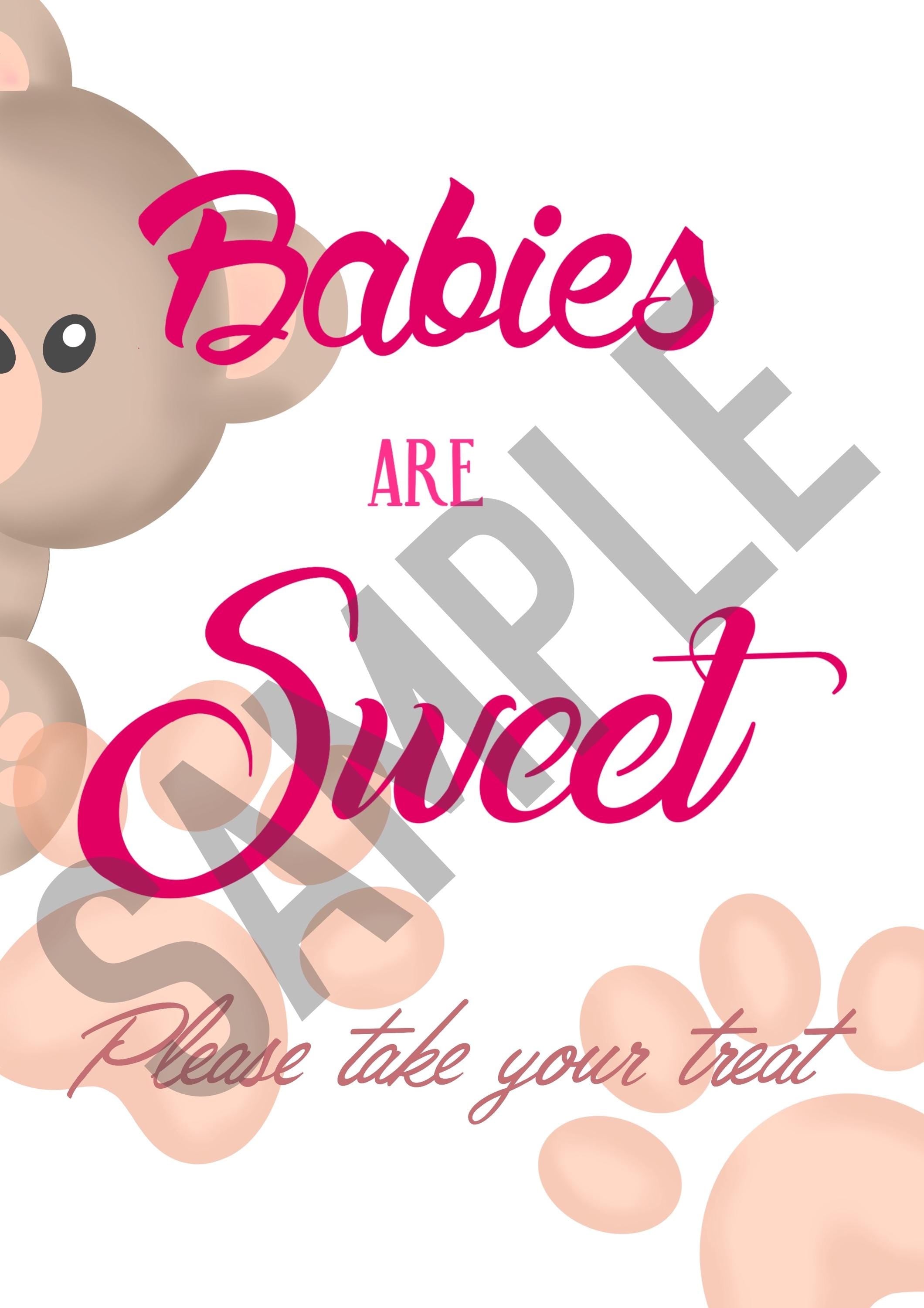 Bear Baby Shower Event Pack. ‘Beary’ Baby Shower themed designs.