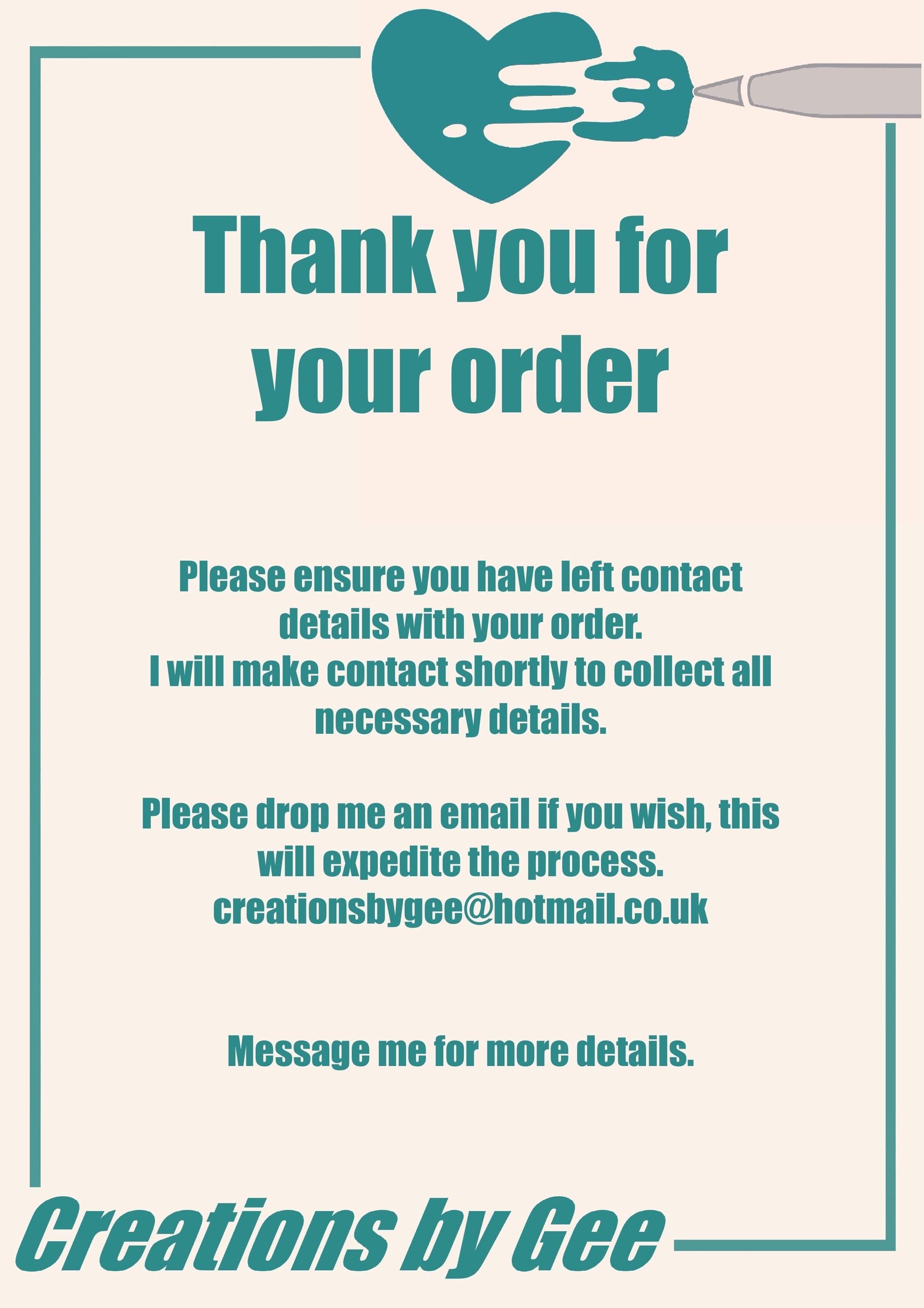 Gift Voucher Template/ Customisable / Perfect Gift