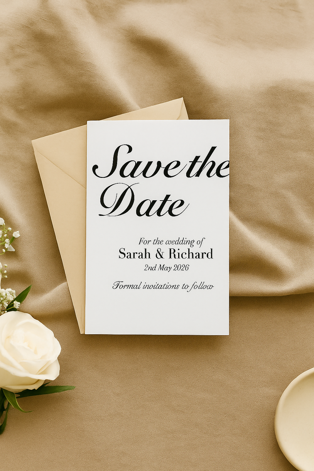 Bespoke Wedding Stationary - Minimalist